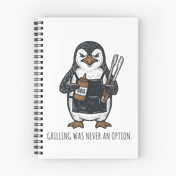 Item preview, Grilling Was Never An Option Funny BBQ Penguin Grill Master designed and sold by raedattia.