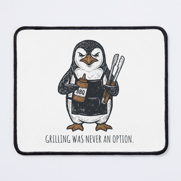 Item preview, Grilling Was Never An Option Funny BBQ Penguin Grill Master designed and sold by raedattia.