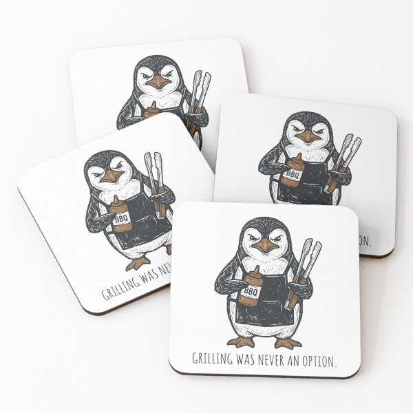 Item preview, Grilling Was Never An Option Funny BBQ Penguin Grill Master designed and sold by raedattia.