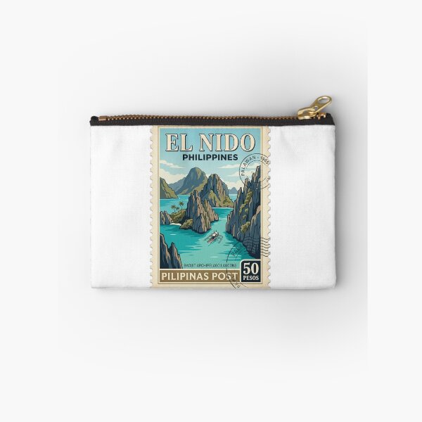 Item preview, Vintage El Nido Palawan Philippines Travel Stamp designed and sold by k3rstman1.