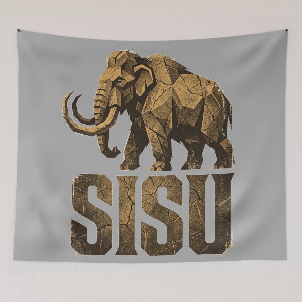 Item preview, SISU Primeval – Ice Age Endurance Gym Wear designed and sold by SisuPrintsCo.