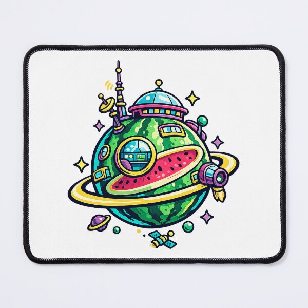Item preview, Watermelon space station designed and sold by dmayuscula.