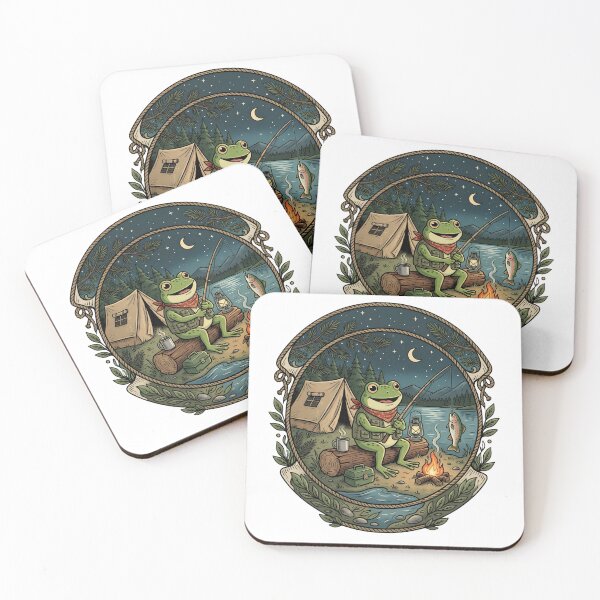 Item preview,  Lake Fishing Frog Camping Classic T-Shirt designed and sold by pawsome purrfect.