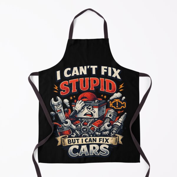 Item preview, I Can't Fix Stupid But I Can Fix Cars - Funny Mechanic designed and sold by SidTastic .