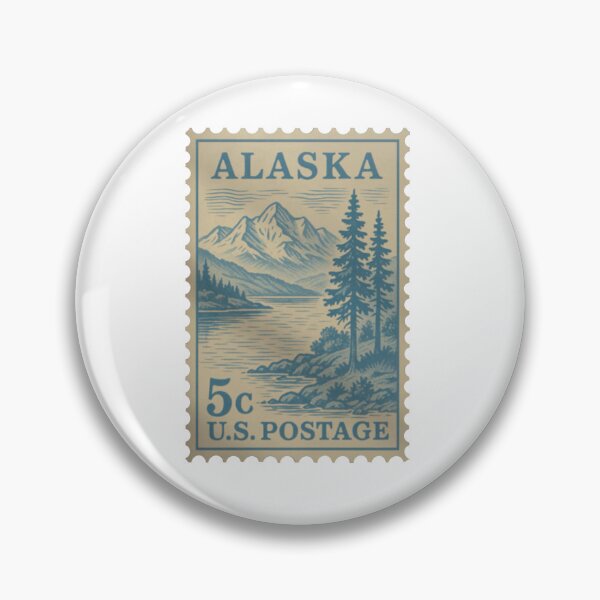 Item preview, Alaska Post Stamp designed and sold by mgrart15.