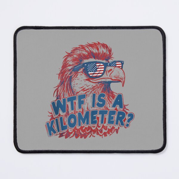 Item preview, WTF is a Kilometer Eagle 4th of July Tank Top designed and sold by ArleneRowe.