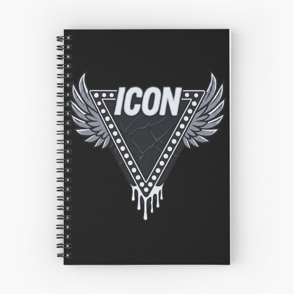 Item preview, Black & Silver Chrome Winged Icon Emblem designed and sold by TrinovaCreates.