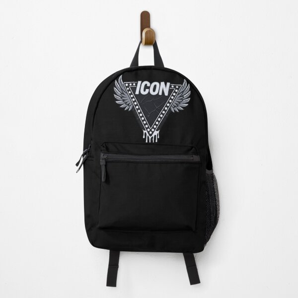 Item preview, Black & Silver Chrome Winged Icon Emblem designed and sold by TrinovaCreates.