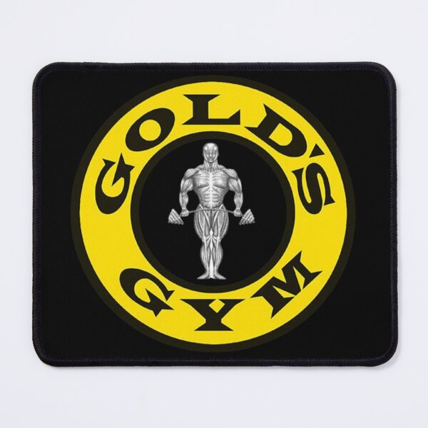 Item preview, Classic Gold's Gym Yellow Circle Bodybuilder Logo designed and sold by Sedwalhissan.