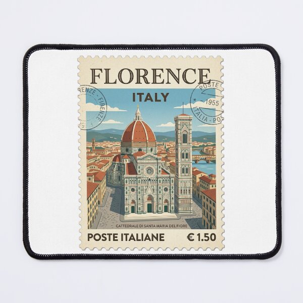 Item preview, Florence Italy Cathedral Duomo Vintage Travel Stamp designed and sold by k3rstman1.