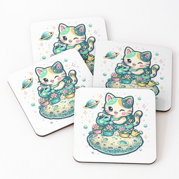 Item preview, Lunar gardener kitten designed and sold by dmayuscula.