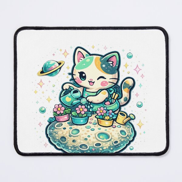 Item preview, Lunar gardener kitten designed and sold by dmayuscula.