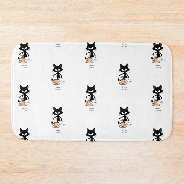 Item preview, 1930s Rubber Hose Cartoon Cat Mischievous Coffee Art designed and sold by Gameshalah's Designs Hub.