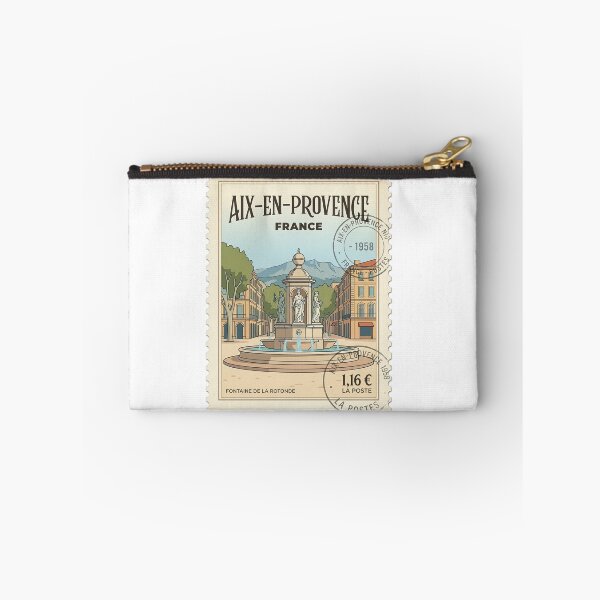 Item preview, Aix-en-Provence France Fontaine de la Rotonde Travel Stamp designed and sold by k3rstman1.