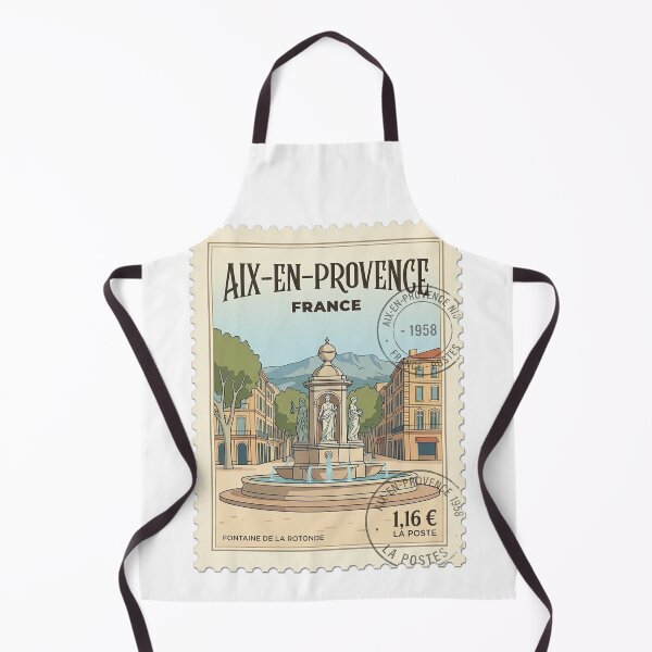Item preview, Aix-en-Provence France Fontaine de la Rotonde Travel Stamp designed and sold by k3rstman1.