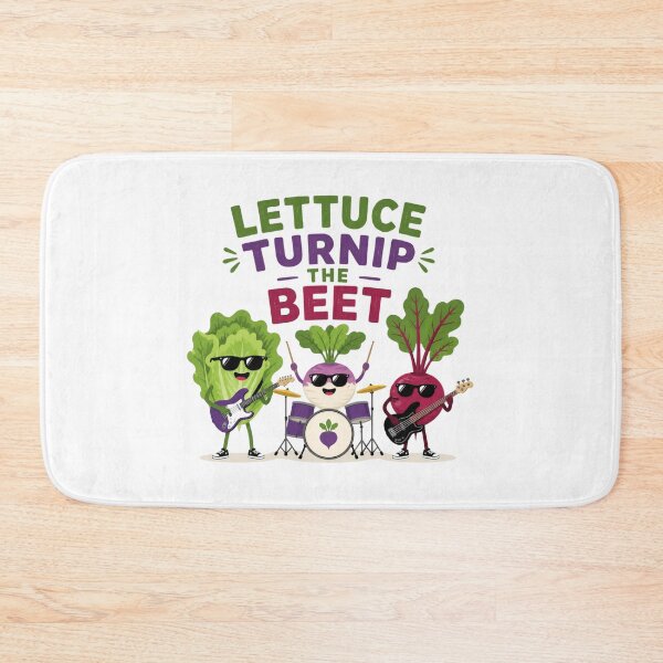 Item preview, Lettuce Turnip The Beet Cute Vegetable Music Pun designed and sold by Cerys-GS.