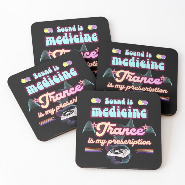 Aperçu de l'œuvre Le son est un médicament, la transe est ma prescription. créée et vendue par Anna Sacha.
