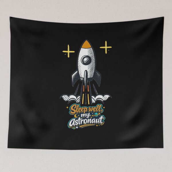 Item preview, Dreamy Space Quote Design - Sleep Well, My Astronaut designed and sold by Rocket&Stars.