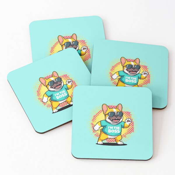 Item preview, Funny french bulldog in glasses designed and sold by HeartInThisArt .