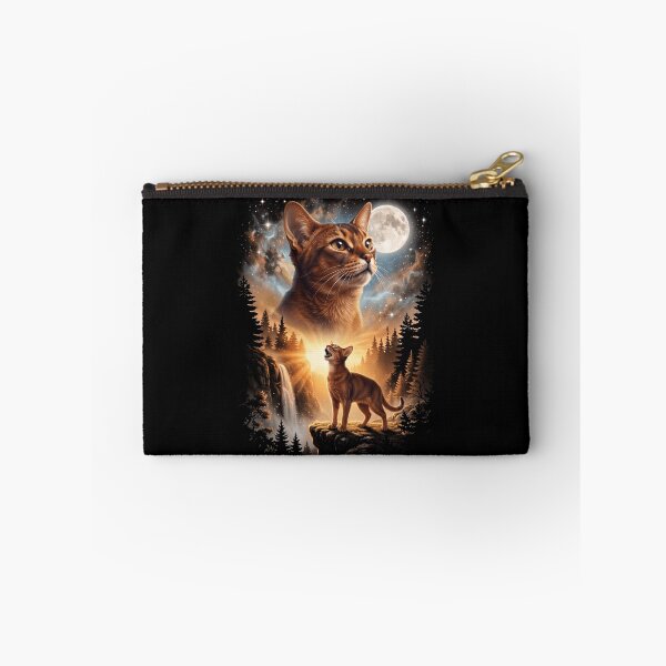 Item preview, Abyssinian Howling Moon Art Cat Mom Dad Lover designed and sold by dian-rody-crest.