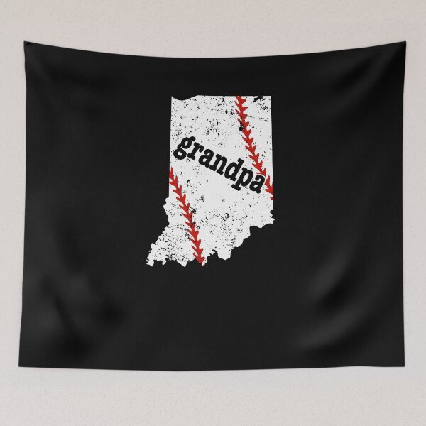 Aperçu de l'œuvre Chemise de grand-papa de balle molle de baseball de l'Indiana créée et vendue par shoppzee.
