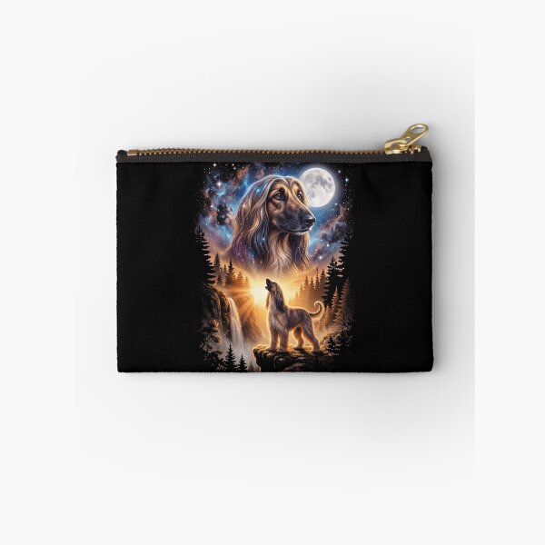 Item preview, Afghan Hound Howling Moon Art Dog Mom Dad Lover designed and sold by dian-rody-crest.