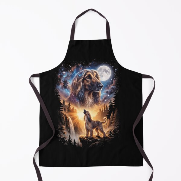 Item preview, Afghan Hound Howling Moon Art Dog Mom Dad Lover designed and sold by dian-rody-crest.