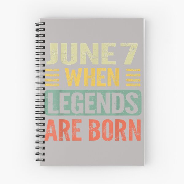 Item preview, Legends are Born On June 7th Vintage Birthday Jun 7 designed and sold by ArleneRowe.