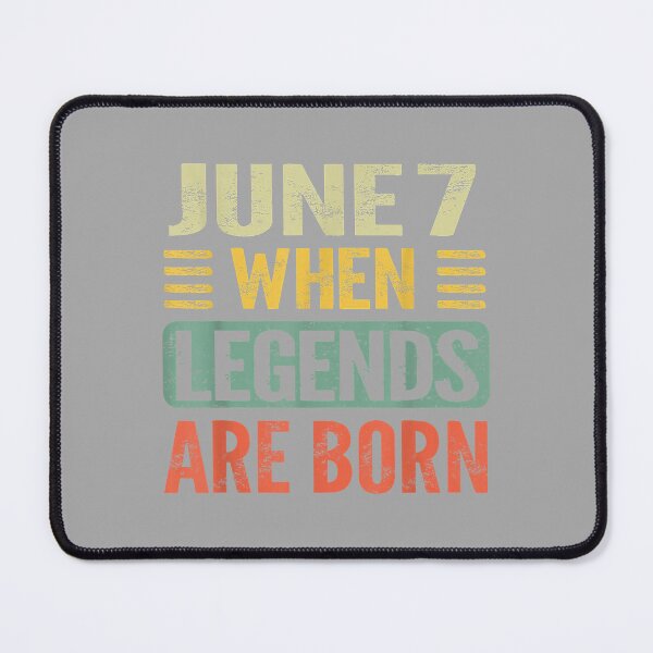 Item preview, Legends are Born On June 7th Vintage Birthday Jun 7 designed and sold by ArleneRowe.
