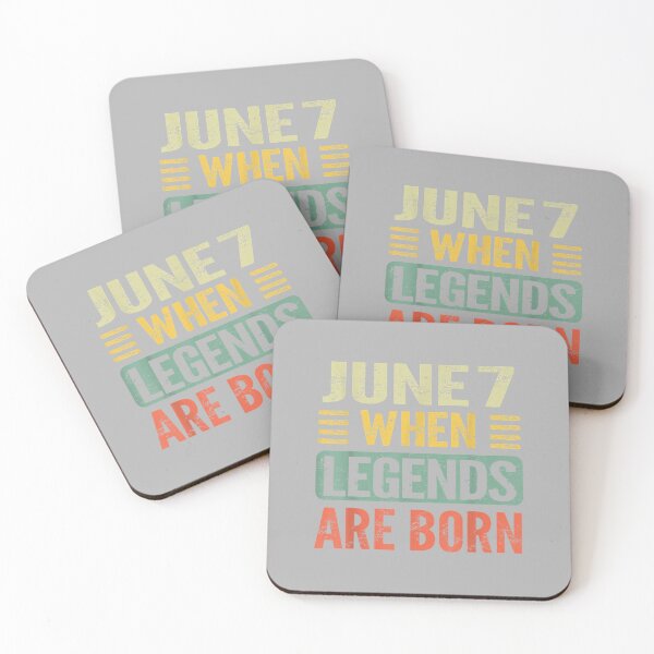 Item preview, Legends are Born On June 7th Vintage Birthday Jun 7 designed and sold by ArleneRowe.
