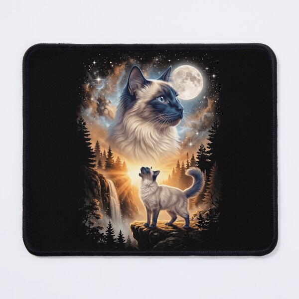 Item preview, Balinese Howling Moon Art Cat Mom Dad Lover designed and sold by dian-rody-crest.