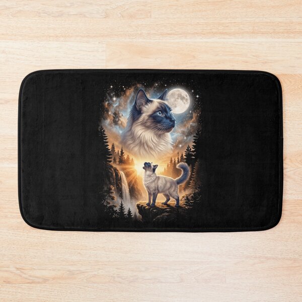 Item preview, Balinese Howling Moon Art Cat Mom Dad Lover designed and sold by dian-rody-crest.