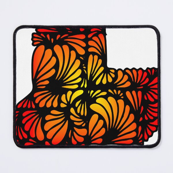Item preview, Abstract Red Yellow Organic Pattern – Hand Drawn Geometric Art designed and sold by ReignitingWood.