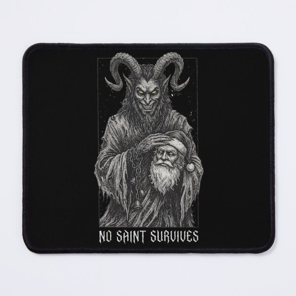 Item preview, Krampus and Santa Vintage Gothic Horror – No Saint Survives designed and sold by SidTastic .