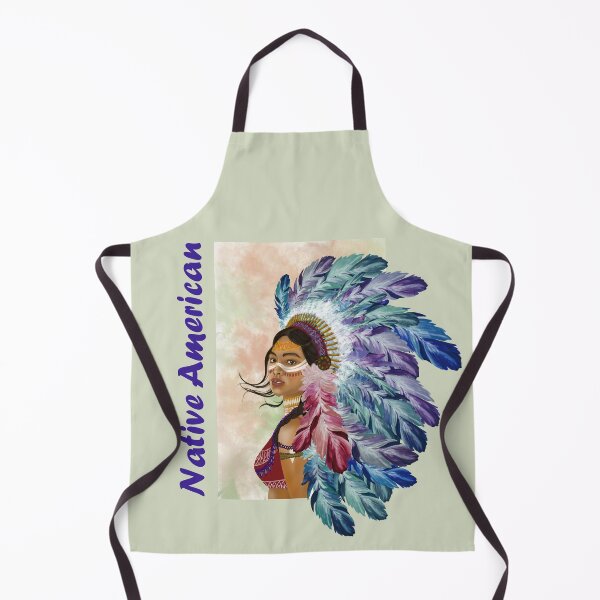 Item preview, Native American Girl Portrait | Colorful Indigenous Inspired Digital Art designed and sold by NiinaZyl.