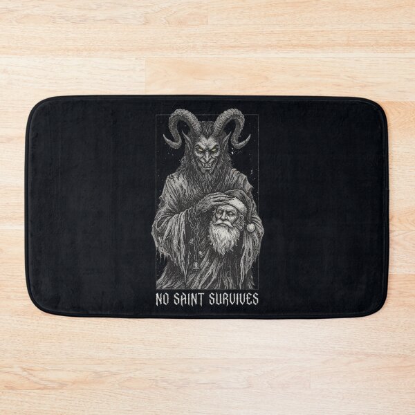 Item preview, Krampus and Santa Vintage Gothic Horror – No Saint Survives designed and sold by SidTastic .