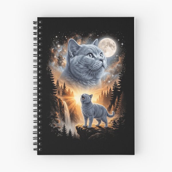 Artikelvorschau, Britisch Kurzhaar, heulender Mond, Kunst, Katzenmama, Katzenpapa, Katzenliebhaber entworfen und verkauft von dian-rody-crest.
