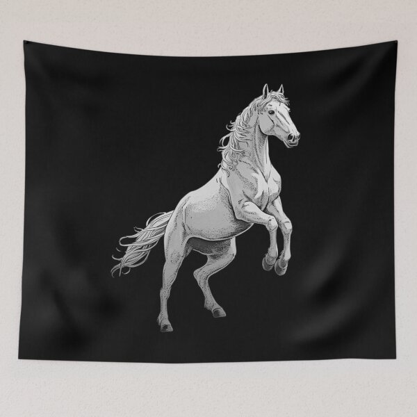 Item preview, Horse motif, rising designed and sold by Kirei-Lily.