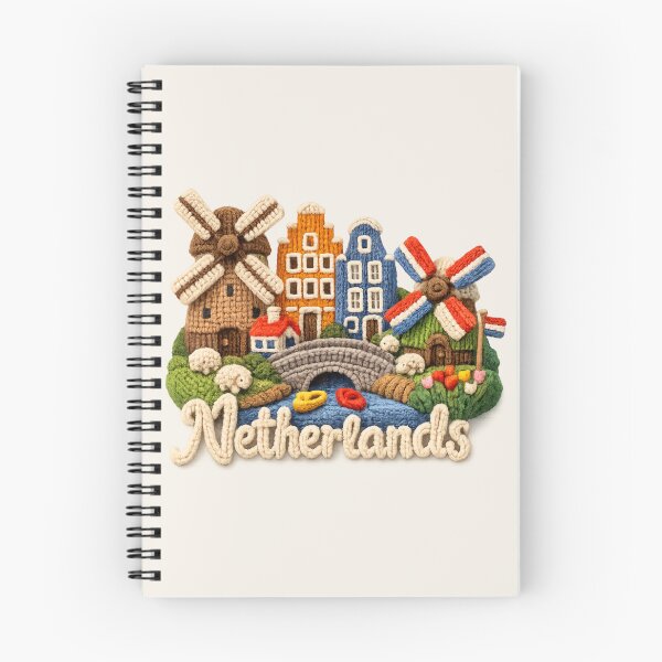 Item preview, Knitted Netherlands Landmark | Handmade Yarn Knit Travel Souvenir designed and sold by Moons Studio.
