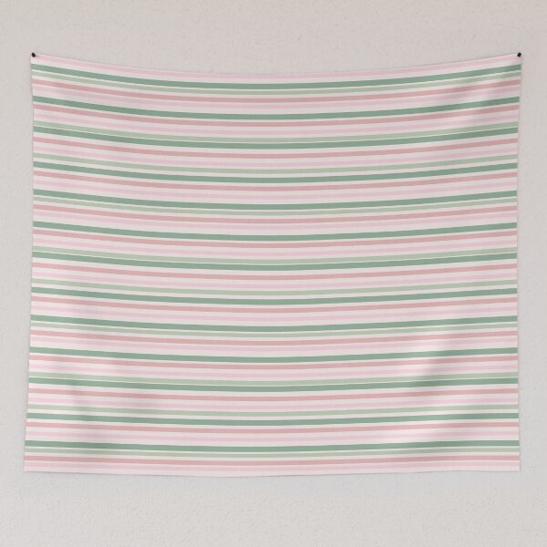 Item preview, Sweet and Soft Pink and Green Stripes  designed and sold by JaygiesDesign.