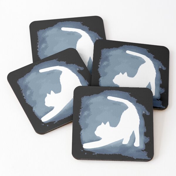 Item preview, Cat stretched with BG V2, great cat designs for men, cat boys designed and sold by Kirei-Lily.