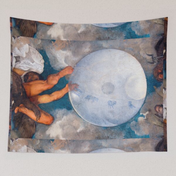 Item preview, Gods Turning the Celestial Sphere Fresco designed and sold by artofuniverse.