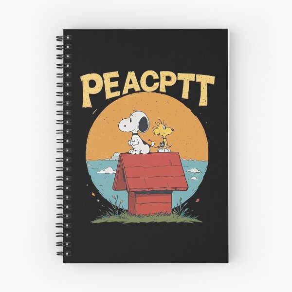 Item preview, Peanuts Snoopy and Woodstock Red Doghouse Sunset designed and sold by eulerminascoy.