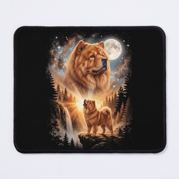 Item preview, Chow Chow Howling Moon Art Dog Mom Dad Lover designed and sold by dian-rody-crest.
