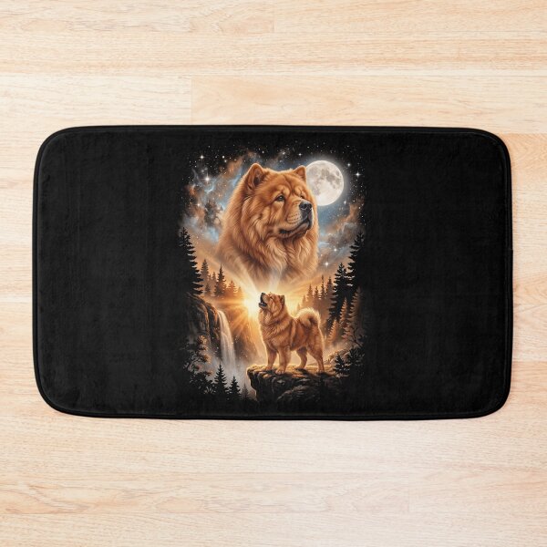 Item preview, Chow Chow Howling Moon Art Dog Mom Dad Lover designed and sold by dian-rody-crest.