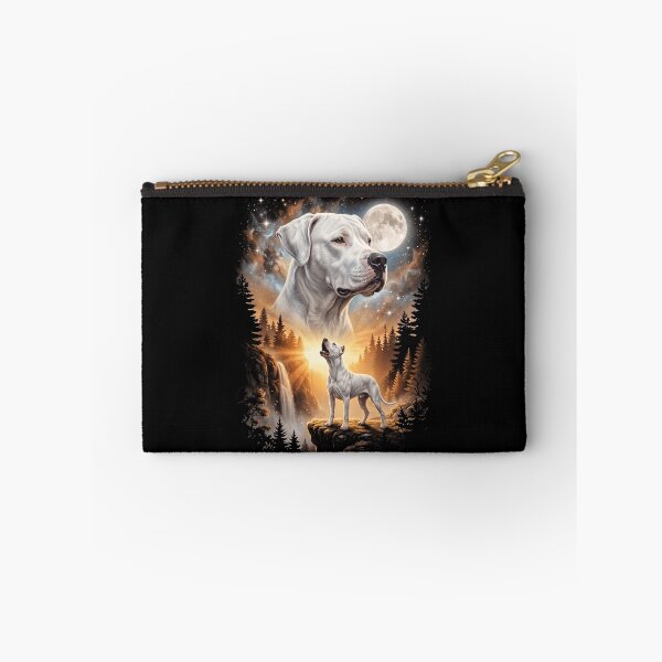 Item preview, Dogo Argentino Howling Moon Art Dog Mom Dad Lover designed and sold by dian-rody-crest.