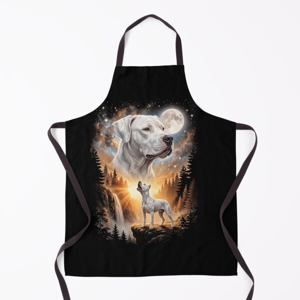 Item preview, Dogo Argentino Howling Moon Art Dog Mom Dad Lover designed and sold by dian-rody-crest.