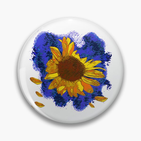 Item preview, Sunflower motif with BG, give away flowers, summery shirts designed and sold by Kirei-Lily.