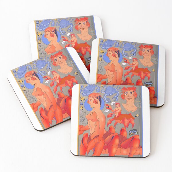 Item preview, Crab woman print designed and sold by *☆ChristinaBaltouShop*☆.