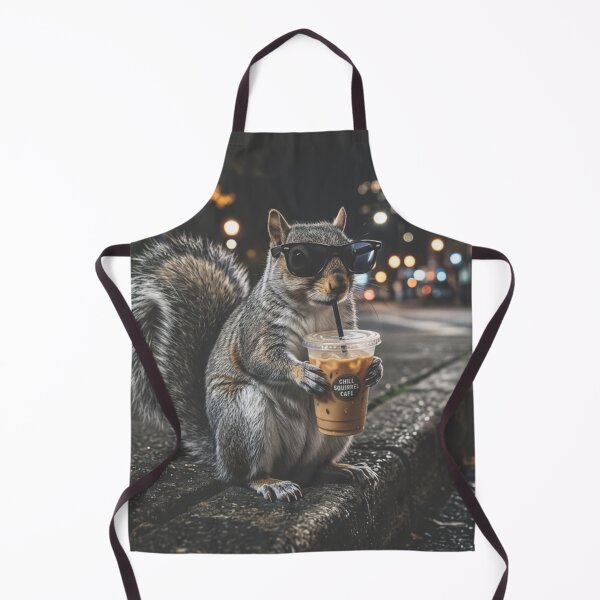 Item preview, Cool Squirrel Drinking Iced Coffee Wearing Sunglasses Meme designed and sold by raedattia.